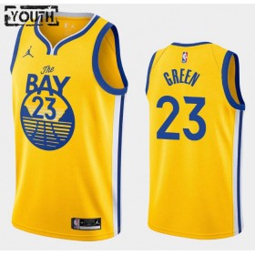 Dres Golden State Warriors Draymond Green 23 2020-21 Jordan Brand Statement Edition Swingman - Dječji